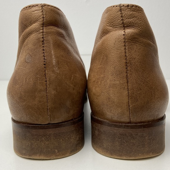 Diba True D'Orsay Leather Loafers Flats Shoes Womens 7.5 Tobacco Brown Slip On - Picture 7 of 12